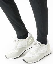 MNLGX59210 MICHEL KLEIN HOMME(ミッシェルクラン オム) ブランドロゴ刺繍入りニットパンツ セットアップ ブラック