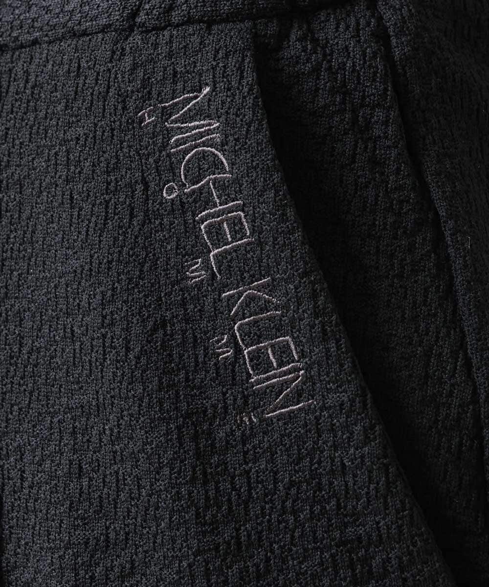 MNLGX60170 MICHEL KLEIN HOMME(ミッシェルクラン オム) ニットショートパンツ セットアップ ブラック