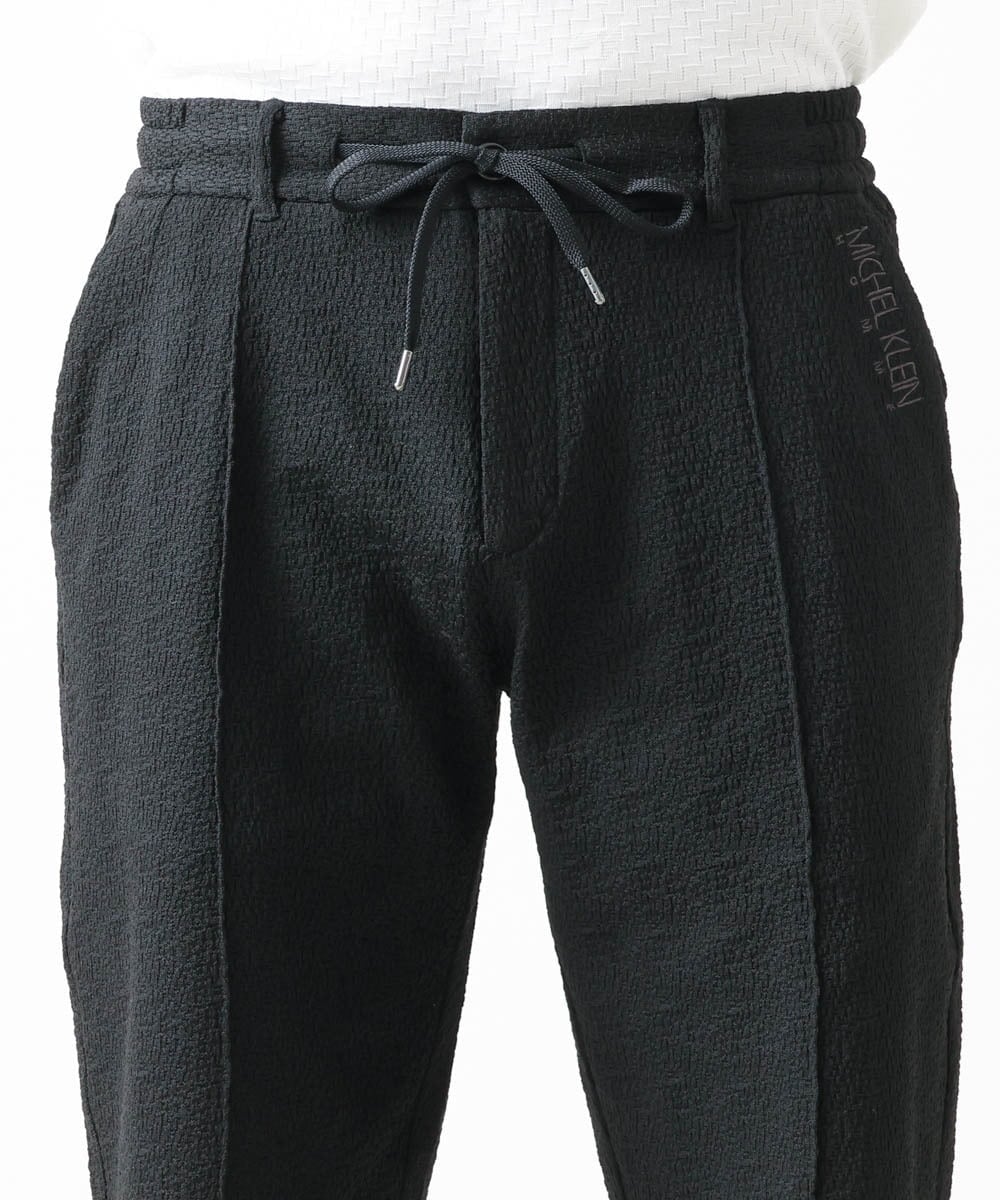 MNLGX60170 MICHEL KLEIN HOMME(ミッシェルクラン オム) ニットショートパンツ セットアップ ブラック