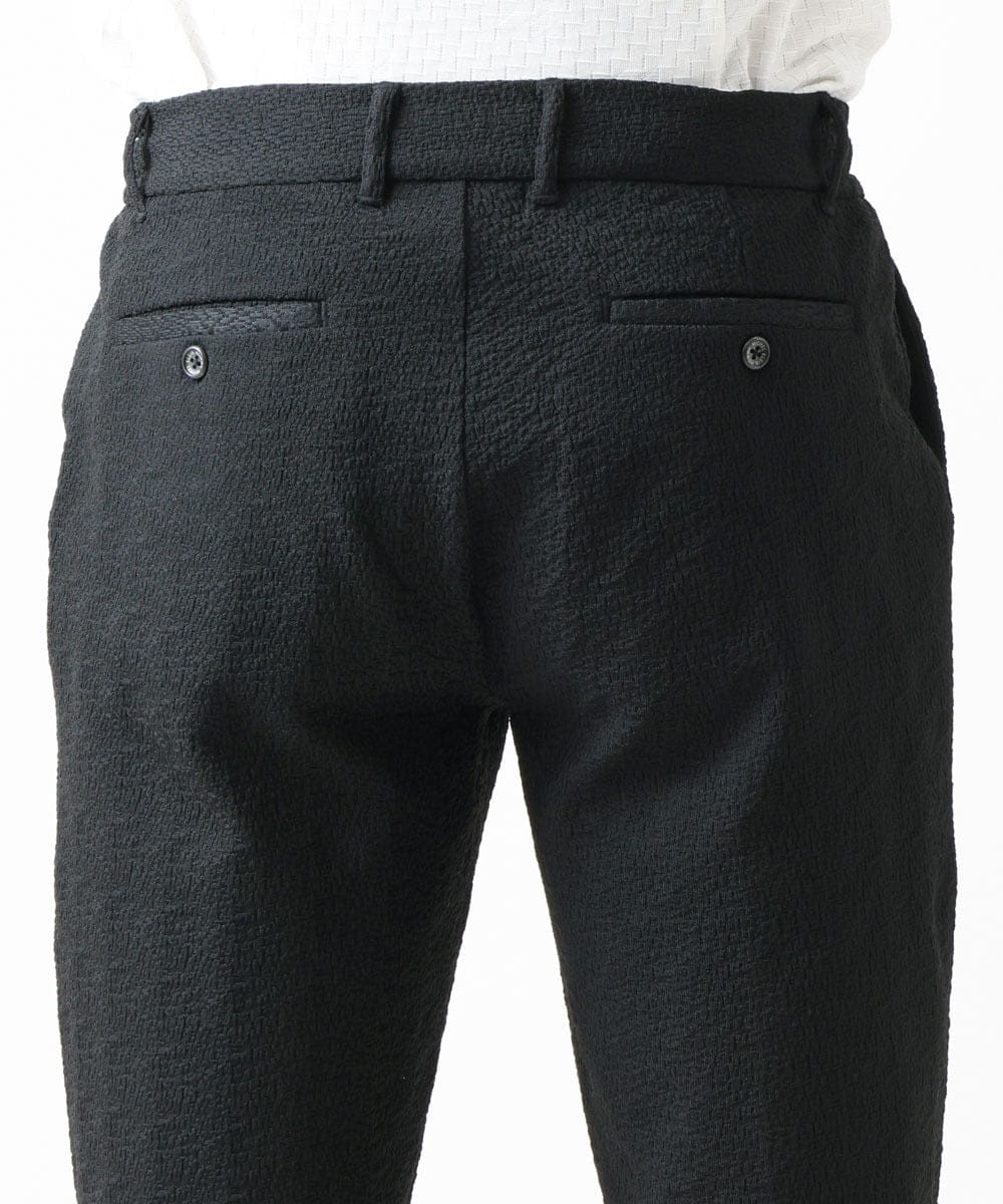 MNLGX60170 MICHEL KLEIN HOMME(ミッシェルクラン オム) ニットショートパンツ セットアップ ブラック