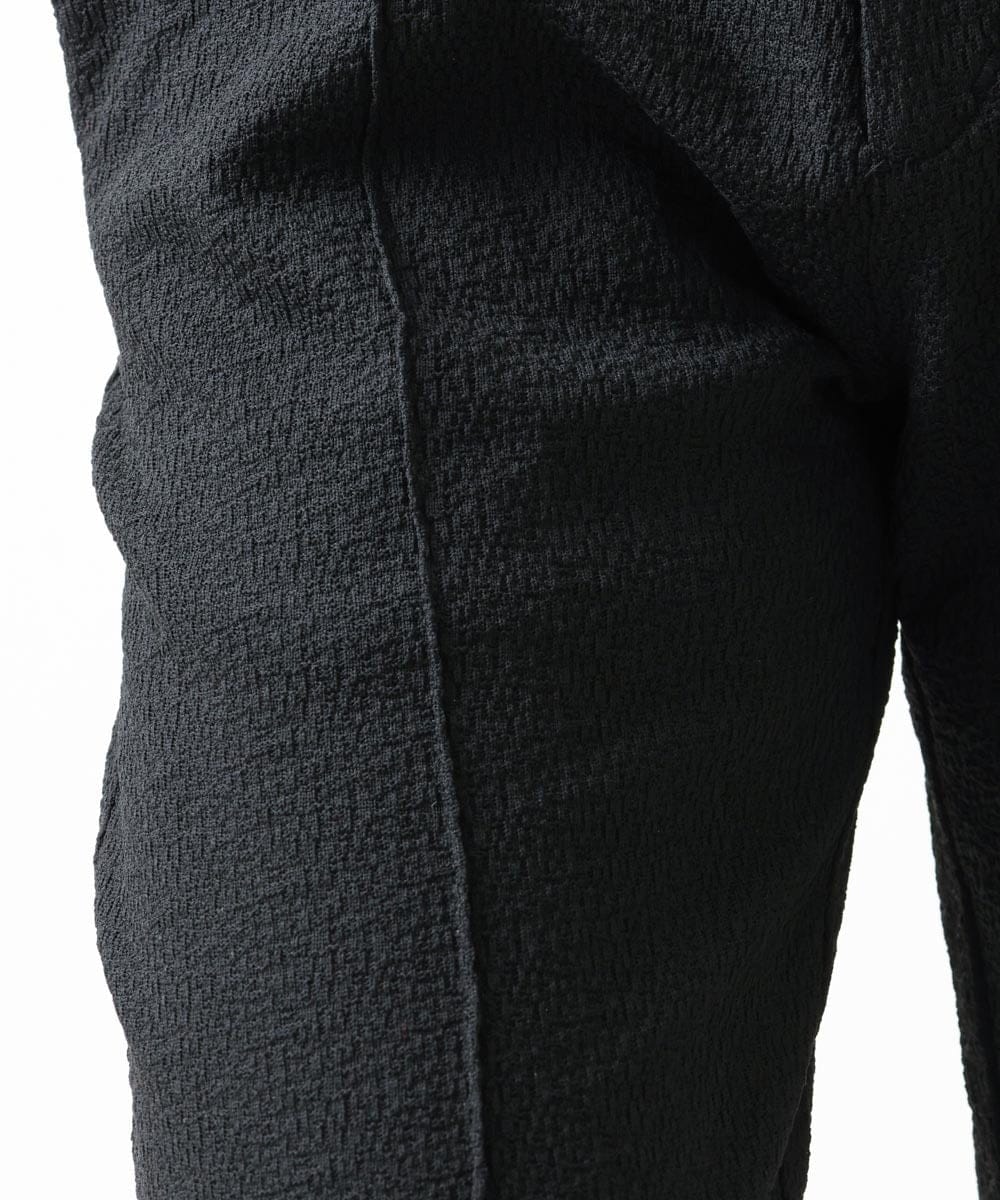 MNLGX60170 MICHEL KLEIN HOMME(ミッシェルクラン オム) ニットショートパンツ セットアップ ブラック