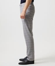 MNLHF08230 MICHEL KLEIN HOMME(ミッシェルクラン オム) 【セットアップ】グレンチェック柄スラックスパンツ グレー