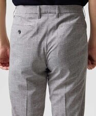 MNLHF08230 MICHEL KLEIN HOMME(ミッシェルクラン オム) 【セットアップ】グレンチェック柄スラックスパンツ グレー