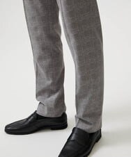 MNLHF08230 MICHEL KLEIN HOMME(ミッシェルクラン オム) 【セットアップ】グレンチェック柄スラックスパンツ グレー
