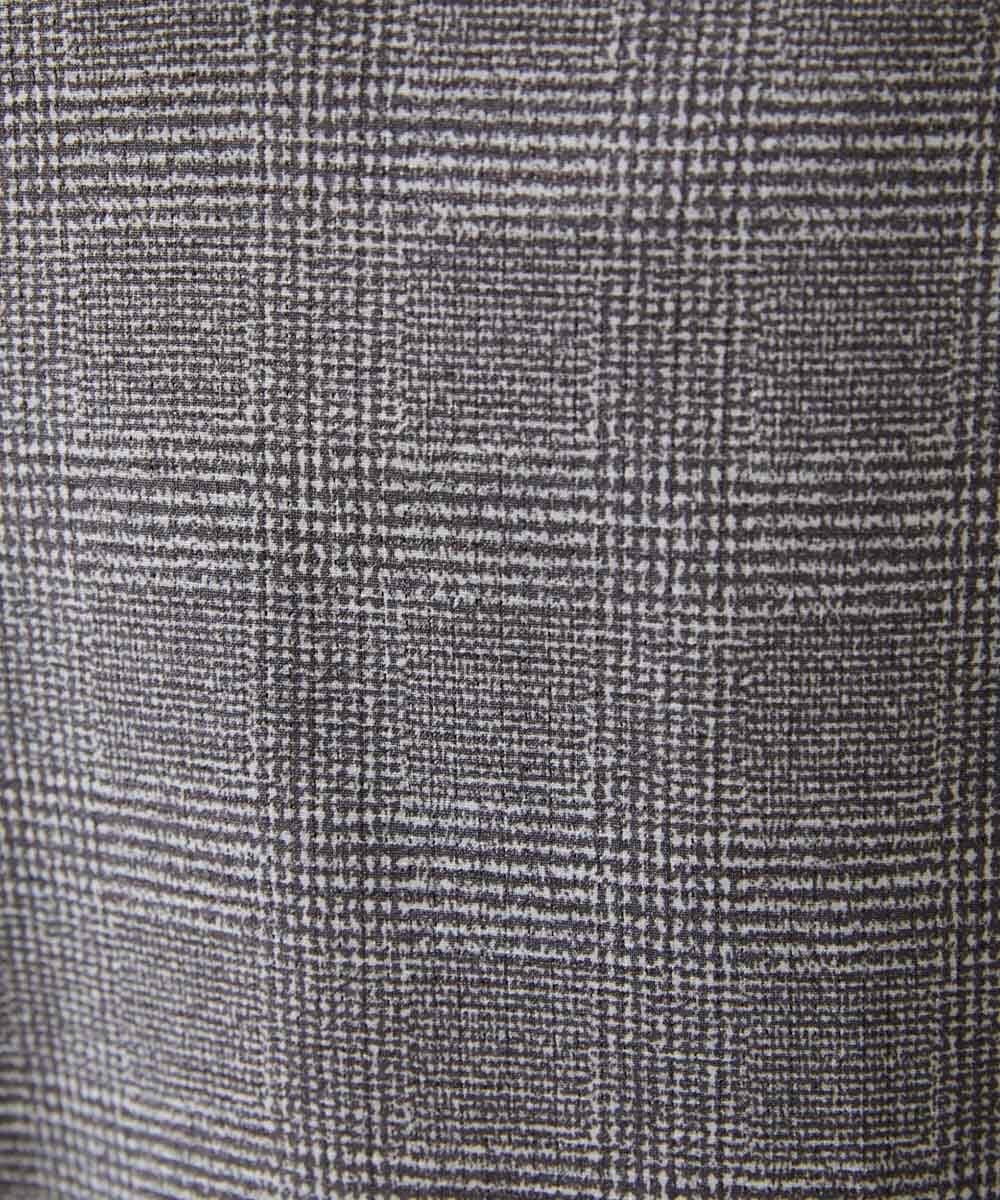 MNLHF08230 MICHEL KLEIN HOMME(ミッシェルクラン オム) 【セットアップ】グレンチェック柄スラックスパンツ グレー