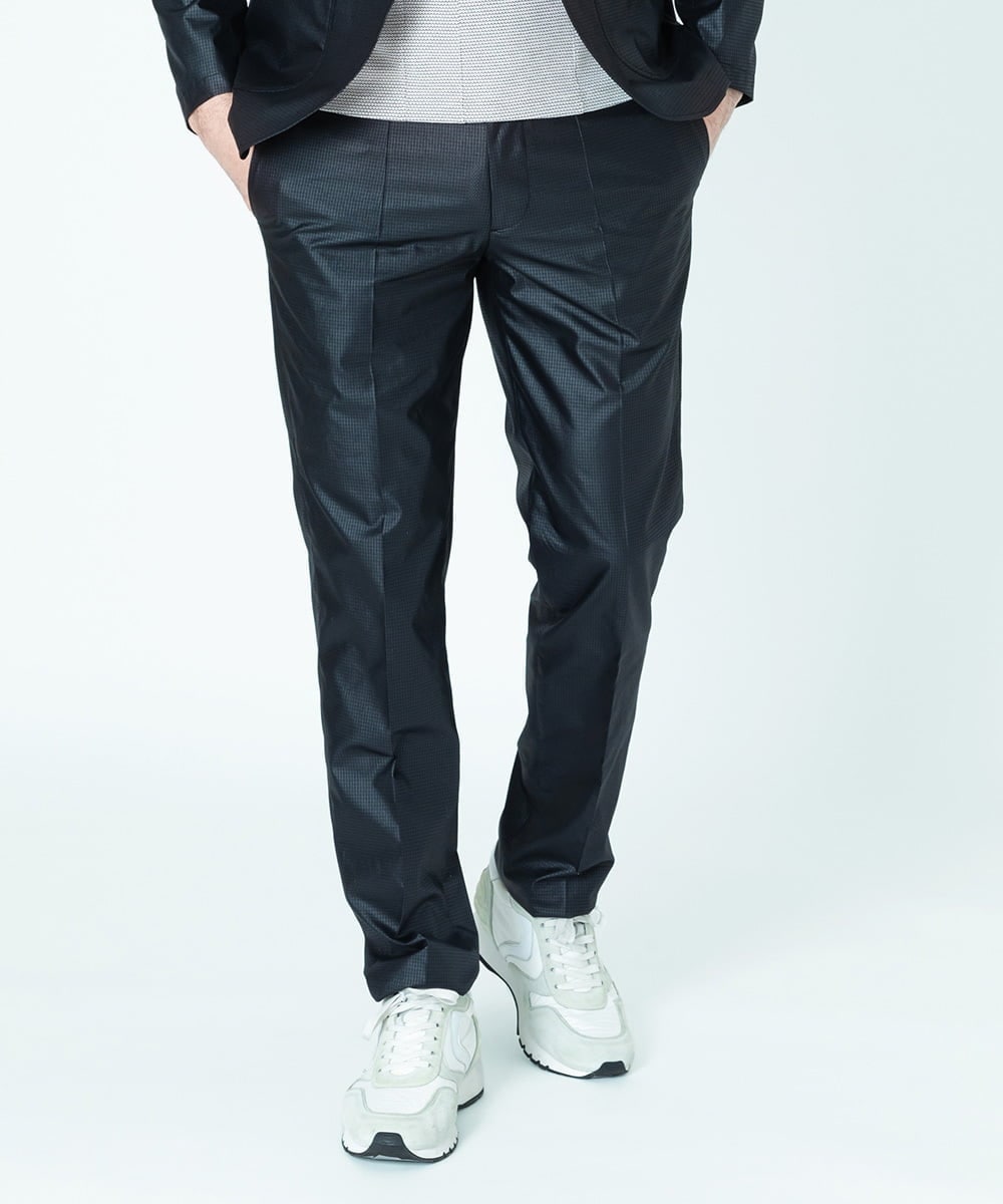 MNLHS06210 MICHEL KLEIN HOMME(ミッシェルクラン オム) メッシュストレッチドレスパンツ ブラック(94)