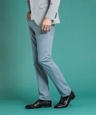 MNLHS35170 MICHEL KLEIN HOMME(ミッシェルクラン オム) クールツイルストレッチパンツ ライトブルー(50)