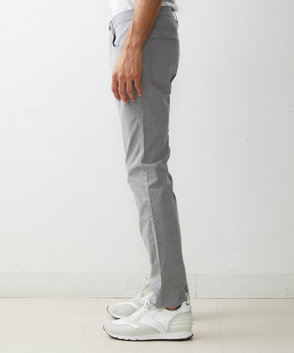 MNLHS35170 MICHEL KLEIN HOMME(ミッシェルクラン オム) クールツイルストレッチパンツ ライトグレー(91)