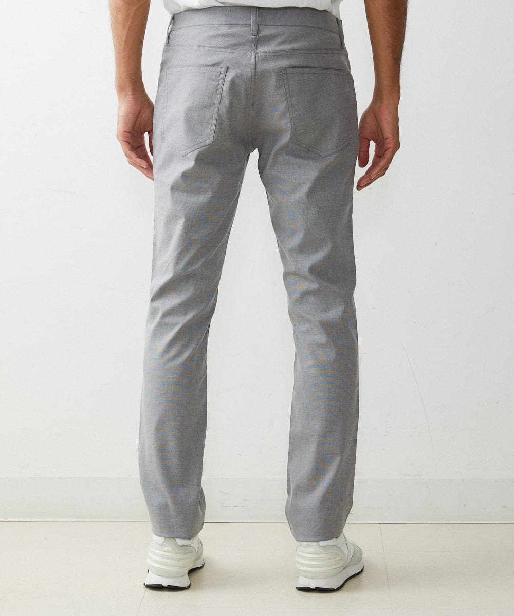 MNLHS35170 MICHEL KLEIN HOMME(ミッシェルクラン オム) クールツイルストレッチパンツ ライトグレー(91)