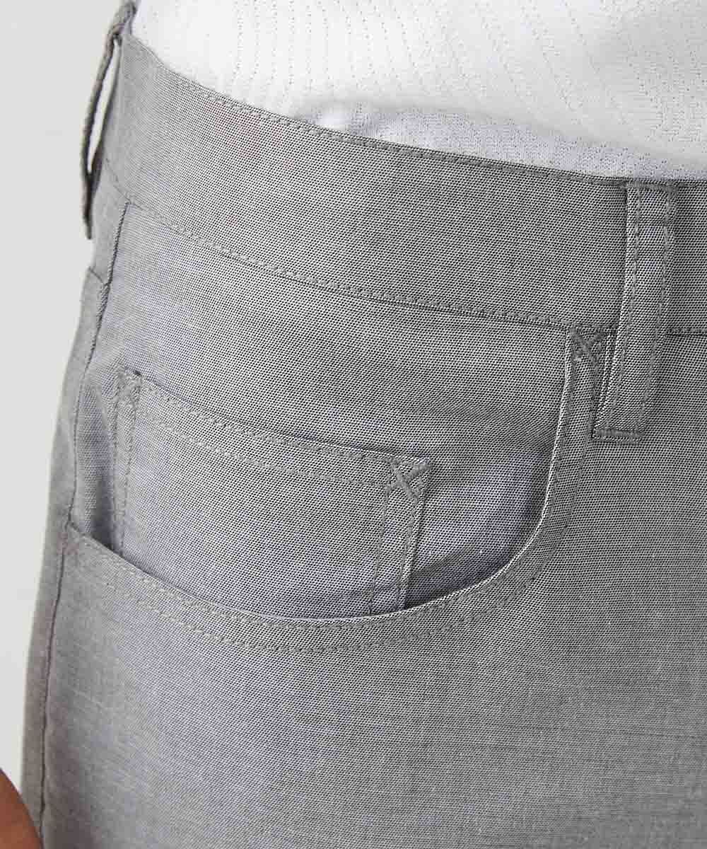 MNLHS35170 MICHEL KLEIN HOMME(ミッシェルクラン オム) クールツイルストレッチパンツ ライトグレー(91)
