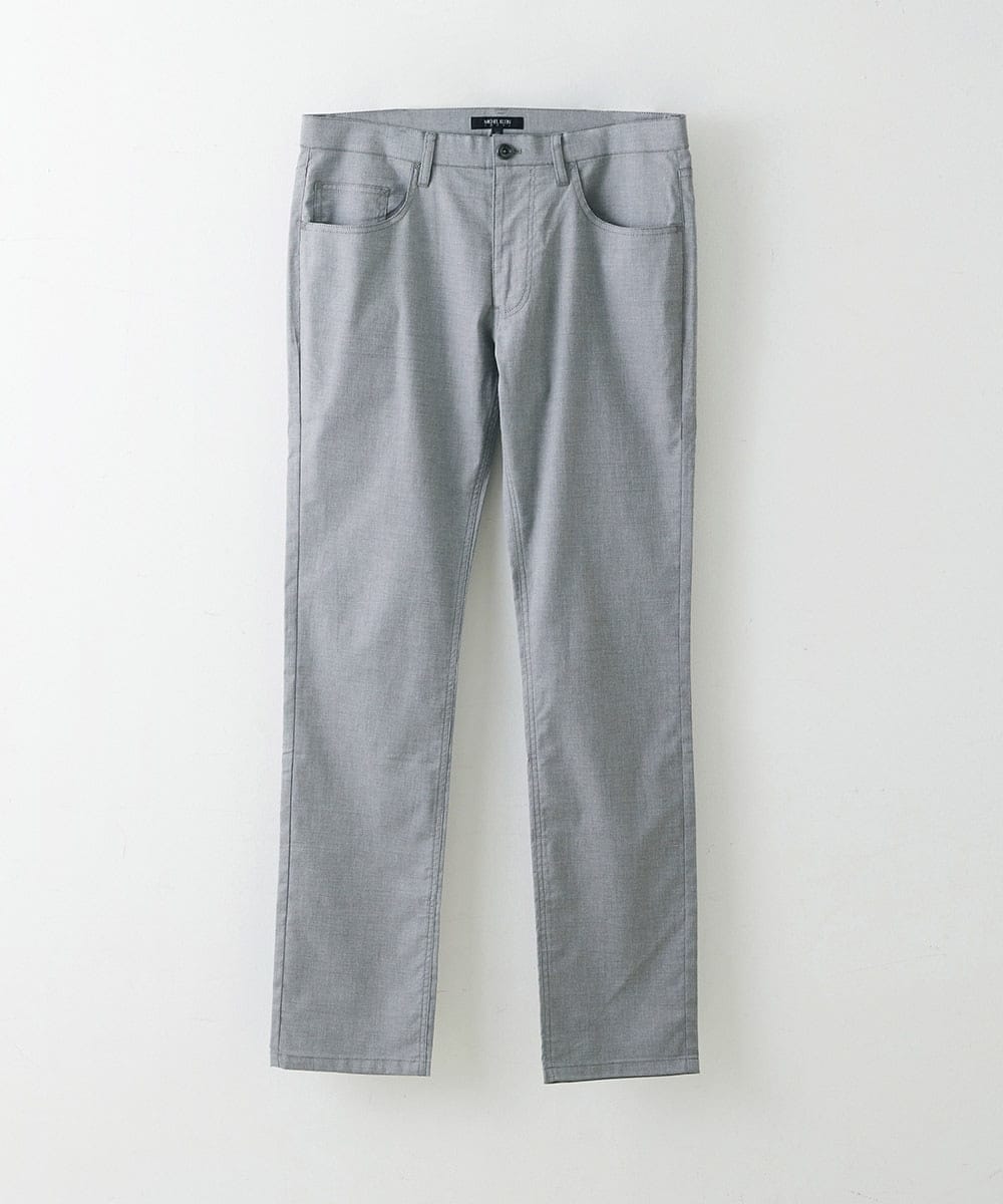 MNLHS35170 MICHEL KLEIN HOMME(ミッシェルクラン オム) クールツイルストレッチパンツ ライトグレー(91)