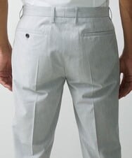 MNLHS39190 MICHEL KLEIN HOMME(ミッシェルクラン オム) ストライプストレッチパンツ ライトグレー(91)