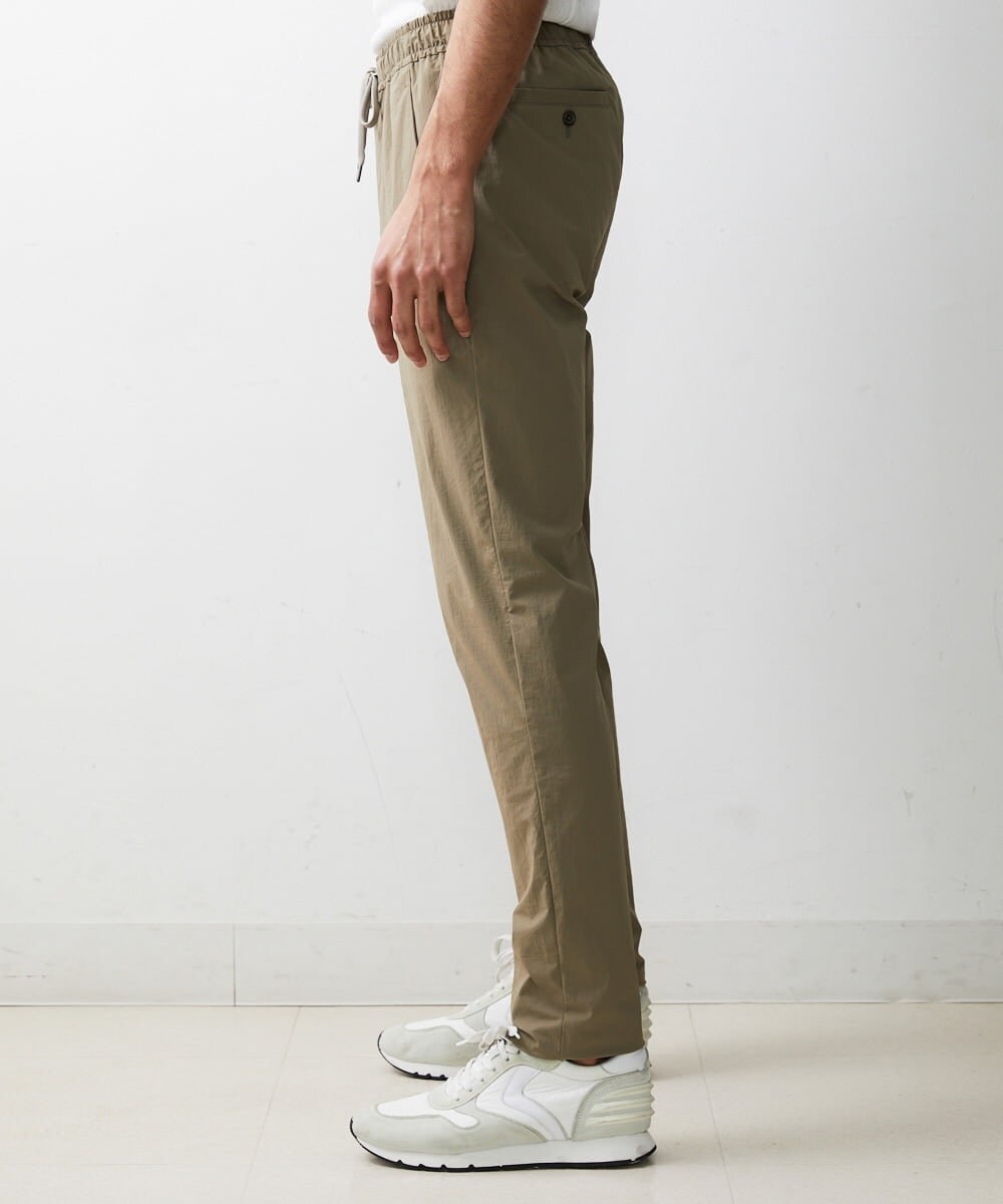 MNLHS41210 MICHEL KLEIN HOMME(ミッシェルクラン オム) ストレッチテーパードリラックスパンツ カーキ(36)