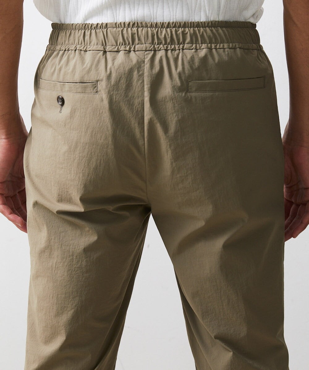 MNLHS41210 MICHEL KLEIN HOMME(ミッシェルクラン オム) ストレッチテーパードリラックスパンツ カーキ(36)