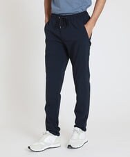 MNLHS41210 MICHEL KLEIN HOMME(ミッシェルクラン オム) ストレッチテーパードリラックスパンツ ネイビー(57)