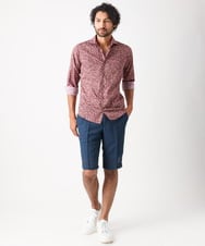 MNLHV30230 MICHEL KLEIN HOMME(ミッシェルクラン オム) メッシュスラックスショートパンツ ネイビー
