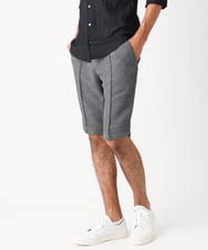 MNLHV30230 MICHEL KLEIN HOMME(ミッシェルクラン オム) メッシュスラックスショートパンツ グレー