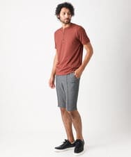MNLHV30230 MICHEL KLEIN HOMME(ミッシェルクラン オム) メッシュスラックスショートパンツ グレー