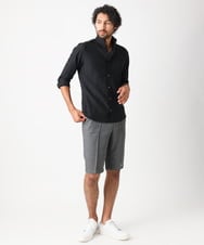 MNLHV30230 MICHEL KLEIN HOMME(ミッシェルクラン オム) メッシュスラックスショートパンツ グレー