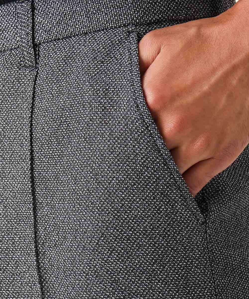 MNLHV30230 MICHEL KLEIN HOMME(ミッシェルクラン オム) メッシュスラックスショートパンツ グレー