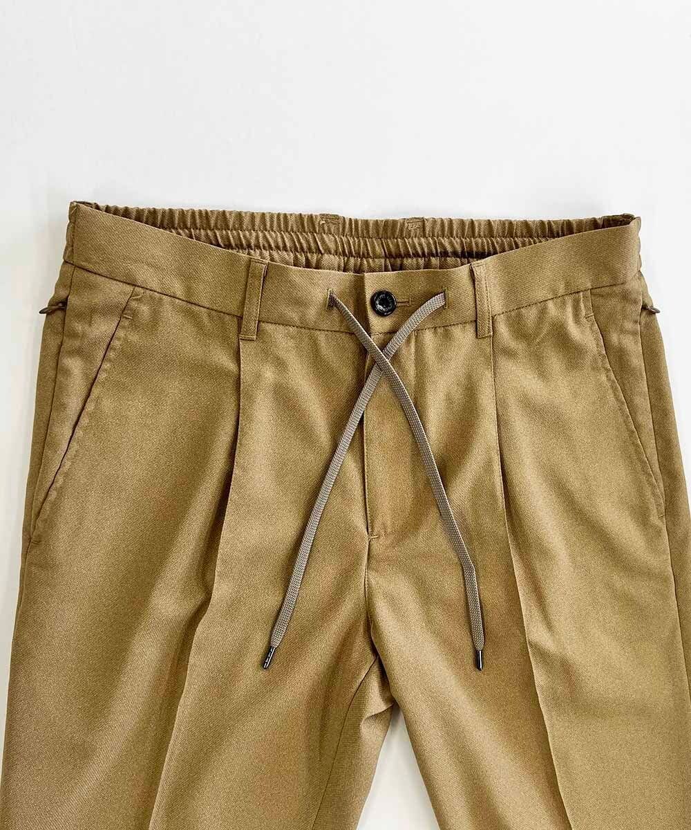 MNLHV63230 MICHEL KLEIN HOMME(ミッシェルクラン オム) イージースラックスパンツ ベージュ