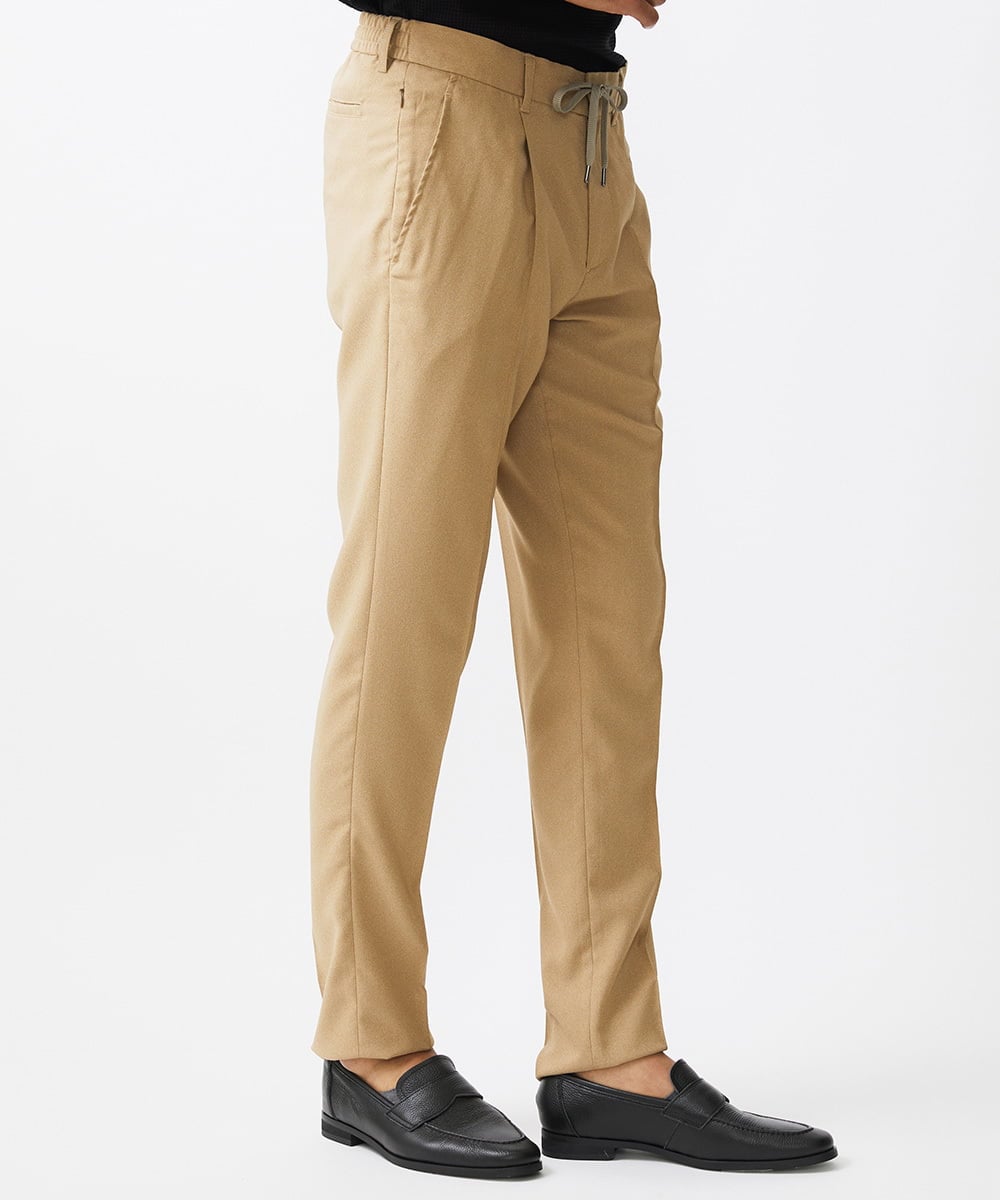 MNLHV63230 MICHEL KLEIN HOMME(ミッシェルクラン オム) イージースラックスパンツ ベージュ