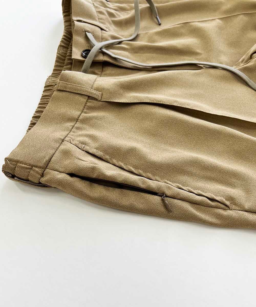MNLHV63230 MICHEL KLEIN HOMME(ミッシェルクラン オム) イージースラックスパンツ ベージュ