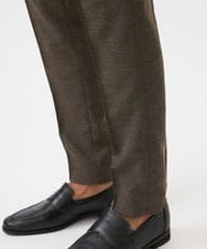 MNLJC07250 MICHEL KLEIN HOMME(ミッシェルクラン オム) カラミメッシュスラックスイージーパンツ　セットアップ ブラウン