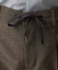 MNLJC07250 MICHEL KLEIN HOMME(ミッシェルクラン オム) カラミメッシュスラックスイージーパンツ　セットアップ ブラウン