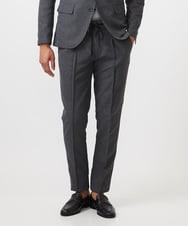 MNLJC07250 MICHEL KLEIN HOMME(ミッシェルクラン オム) カラミメッシュスラックスイージーパンツ　セットアップ ダークグレー