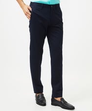 MNLJC08250 MICHEL KLEIN HOMME(ミッシェルクラン オム) メッシュストレッチスラックスパンツ ネイビー
