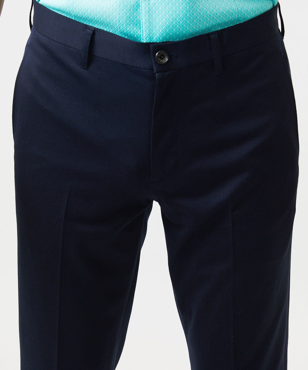 MNLJC08250 MICHEL KLEIN HOMME(ミッシェルクラン オム) メッシュストレッチスラックスパンツ ネイビー