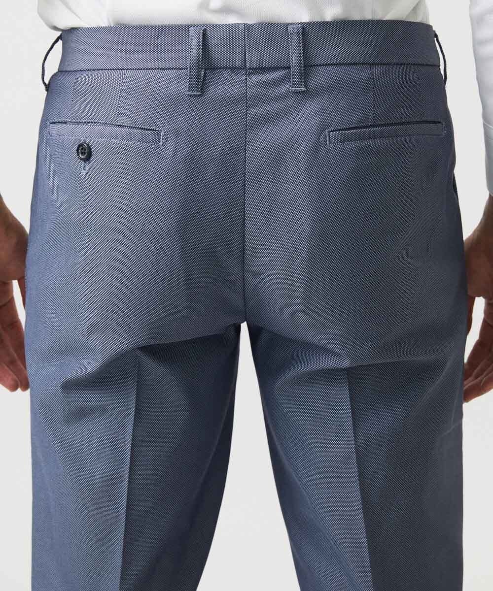 MNLJC09230 MICHEL KLEIN HOMME(ミッシェルクラン オム) クールマックススラックスパンツ ブルー