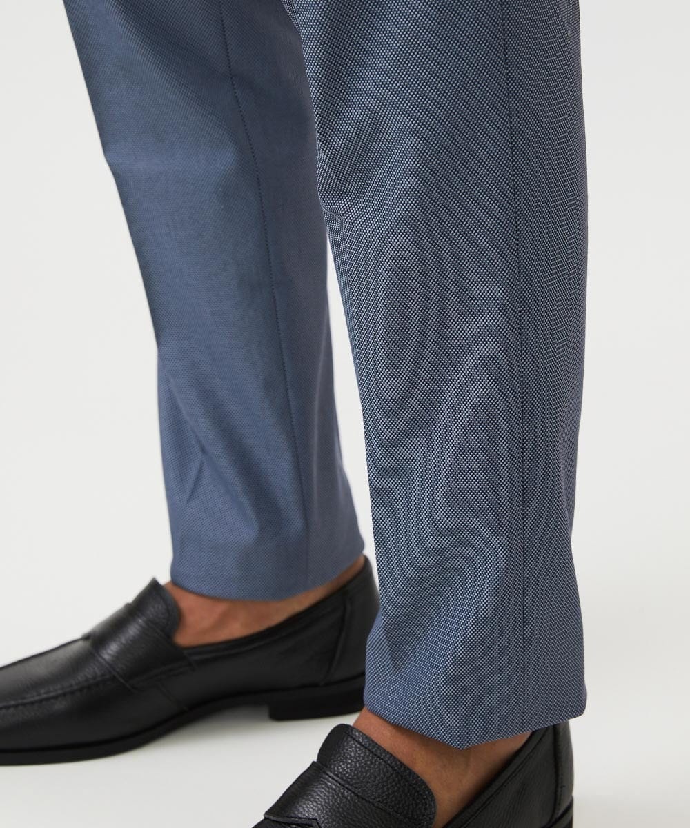 MNLJC09230 MICHEL KLEIN HOMME(ミッシェルクラン オム) クールマックススラックスパンツ ブルー