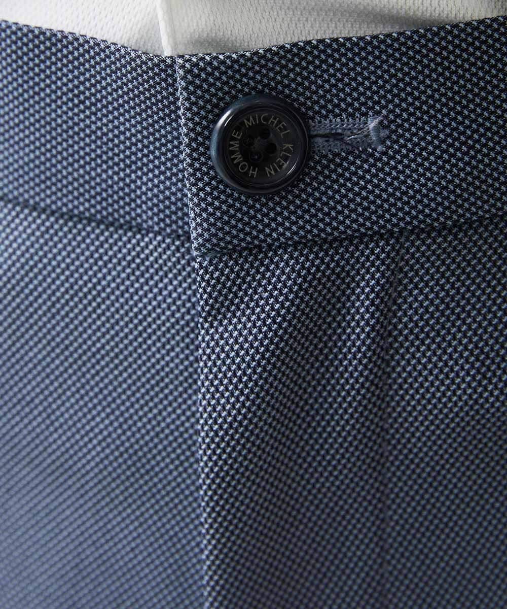 MNLJC09230 MICHEL KLEIN HOMME(ミッシェルクラン オム) クールマックススラックスパンツ ブルー
