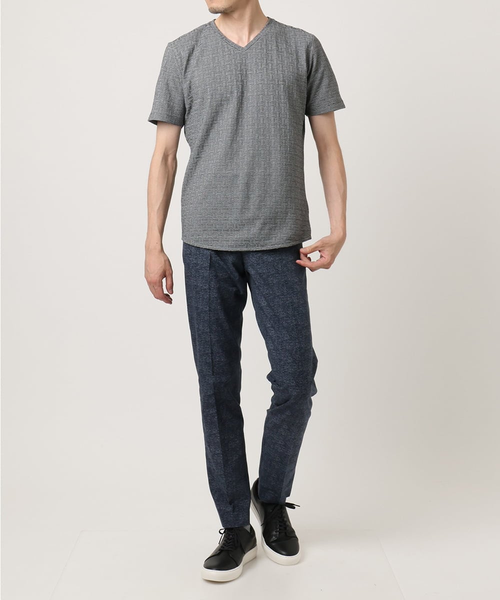MNLJC10200 MICHEL KLEIN HOMME(ミッシェルクラン オム) スラックスパンツ ブルー