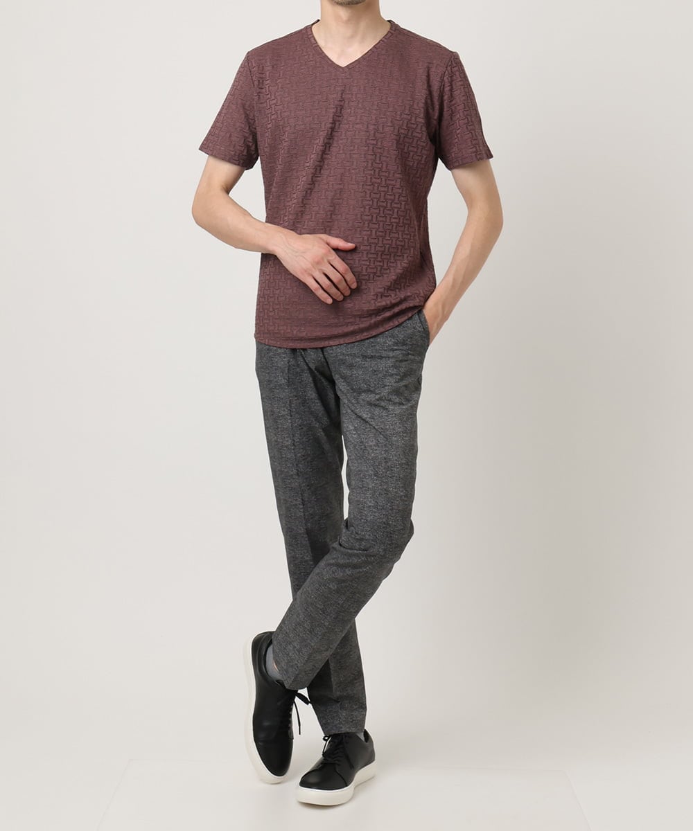 MNLJC10200 MICHEL KLEIN HOMME(ミッシェルクラン オム) スラックスパンツ ダークグレー