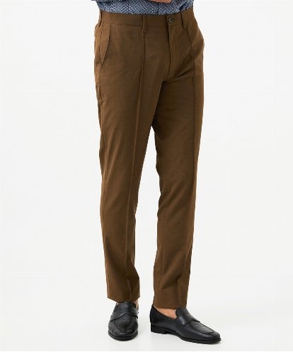 MNLJC14230 MICHEL KLEIN HOMME イージーケアスラックスパンツ
