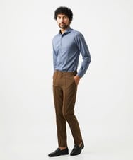 MNLJC14230 MICHEL KLEIN HOMME(ミッシェルクラン オム) イージーケアスラックスパンツ ブラウン