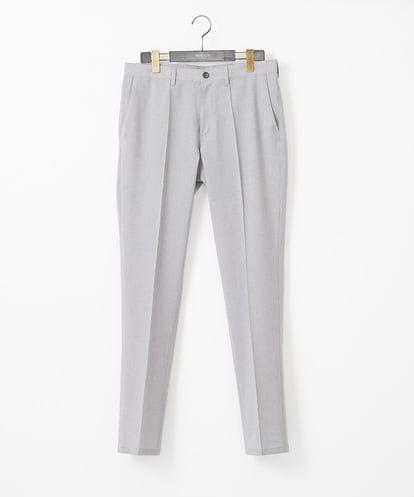 MICHEL KLEIN HOMME(ミッシェルクランオム) イージーケアスラックスパンツ ライトグレー/灰 46