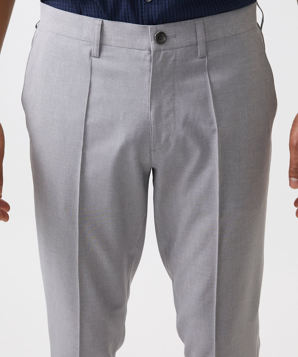 MNLJC14230 MICHEL KLEIN HOMME(ミッシェルクラン オム) イージーケアスラックスパンツ ライトグレー