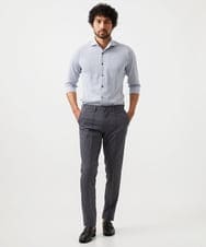 MNLJC14230 MICHEL KLEIN HOMME(ミッシェルクラン オム) イージーケアスラックスパンツ ダークグレー