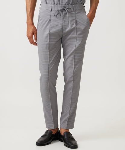 MNLJC63250 MICHEL KLEIN HOMME ワンタックイージーパンツ