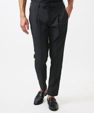 MNLJC63250 MICHEL KLEIN HOMME(ミッシェルクラン オム) ワンタックイージーパンツ ブラック