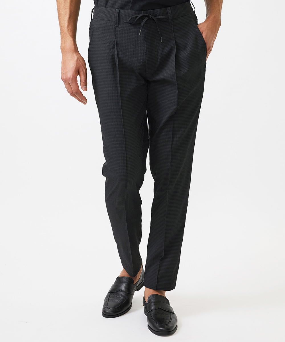 MNLJC63250 MICHEL KLEIN HOMME ワンタックイージーパンツ