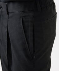 MNLJC63250 MICHEL KLEIN HOMME(ミッシェルクラン オム) ワンタックイージーパンツ ブラック