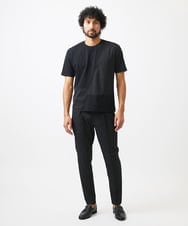 MNLJC63250 MICHEL KLEIN HOMME(ミッシェルクラン オム) ワンタックイージーパンツ ブラック