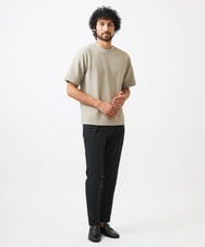 MNLJC63250 MICHEL KLEIN HOMME(ミッシェルクラン オム) ワンタックイージーパンツ ブラック