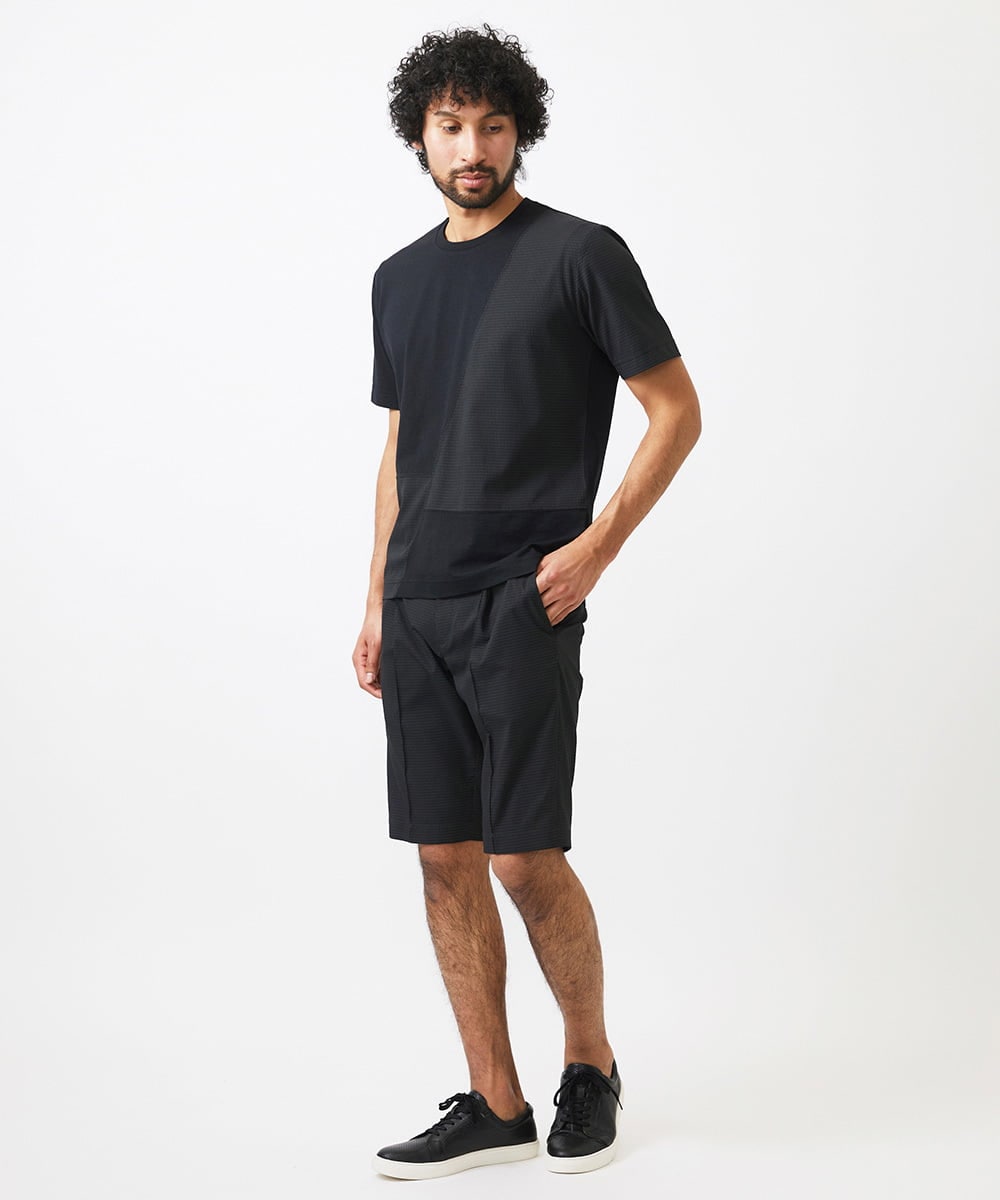 MNLJC65230 MICHEL KLEIN HOMME(ミッシェルクラン オム) ショート丈パンツ ブラック