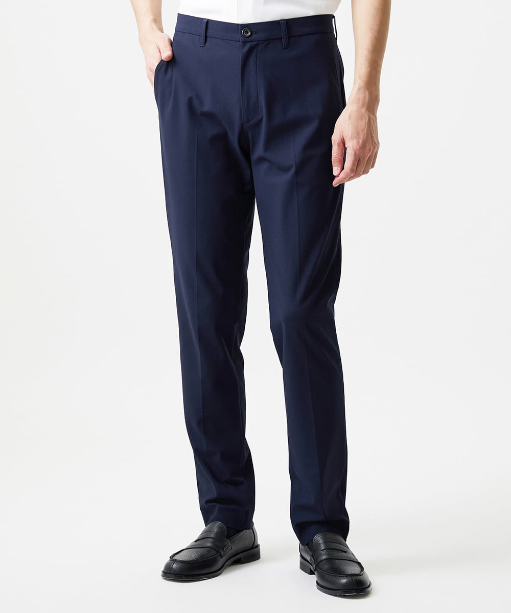 MNLJF01230 MICHEL KLEIN HOMME(ミッシェルクラン オム) 【セットアップ】トリコットメッシュスラックスジャケット ネイビー